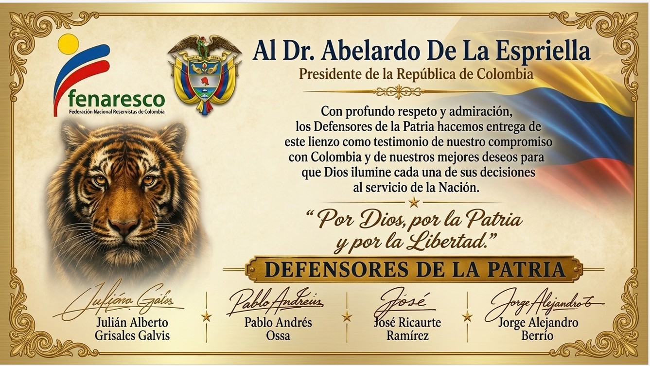 Lienzo Testimonial Defensores de la Patria